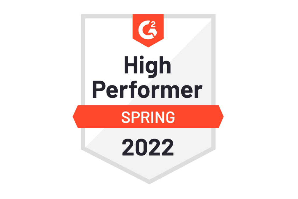 G2 High Performer badge