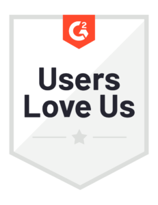 G2 Users Love Us badge