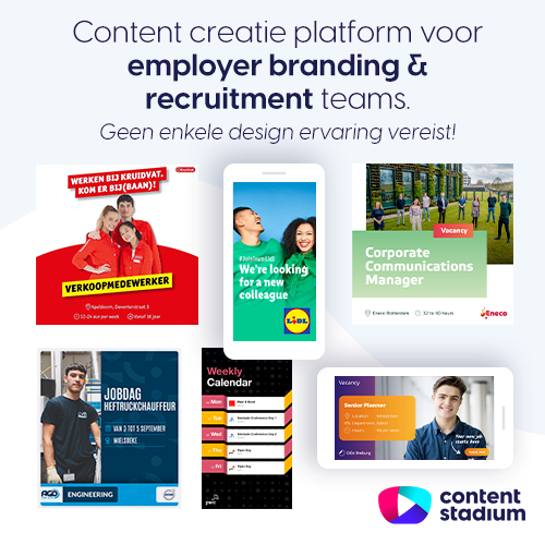 Ontdek ons content creatie platform voor recruitment en employer branding teams