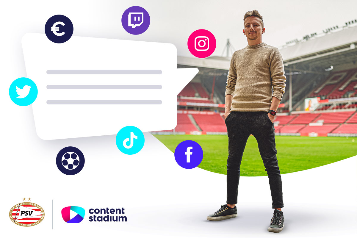 Jordy Koppen, Acting Head of Content & Media at PSV Eindhoven and social media icons