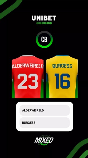 Quiz sports betting content by Unibet Belgium on Instagram Stories