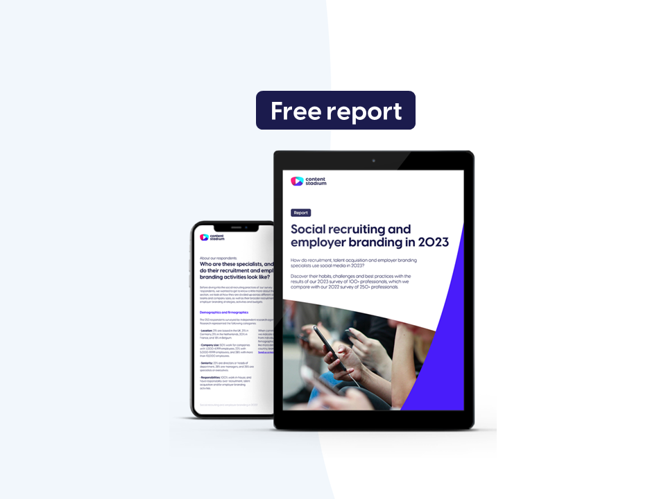 Social recruiting and employer branding report